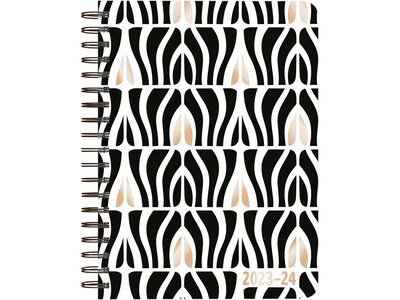 2023-2024 Plato Ebony & Ivory 6 x 7.75 Academic & Calendar Weekly Planner, Paperboard Cover, Multicolor (9781975470562)