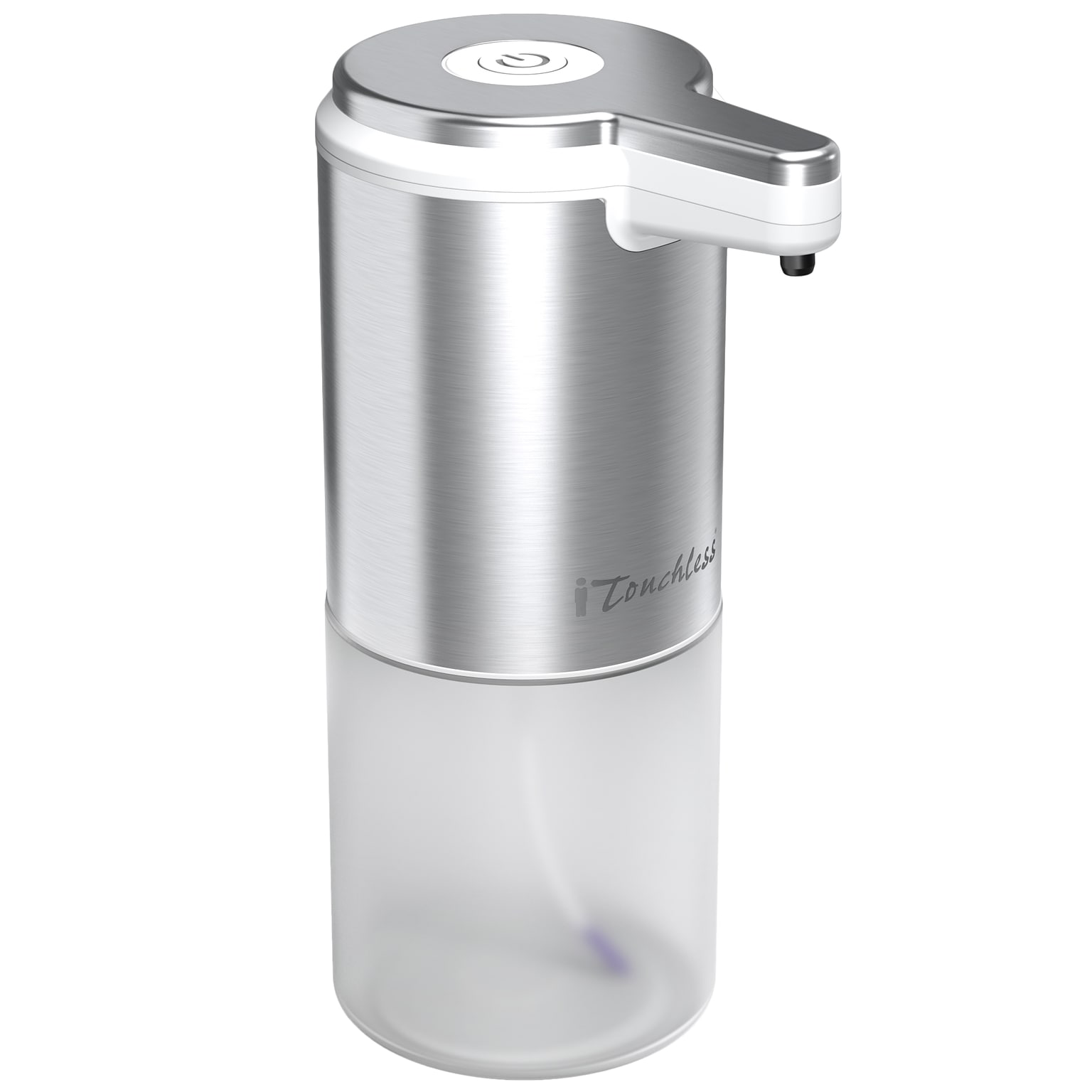 iTouchless Ultraclean Automatic Hand Soap Dispenser, 325 mL, Silver (SFD002S)