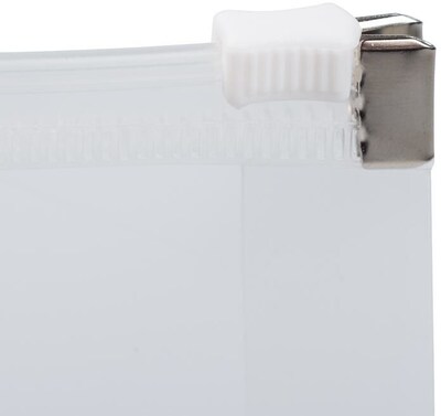 JAM Paper Premium Expanding Wallet with Zipper Closure, Other, Clear, 3/Pack (920Z1clx3)