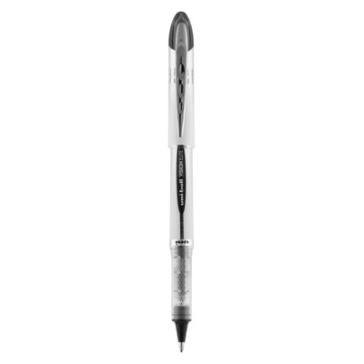 uniball Vision Elite Rollerball Pen Refills, Bold Point, 0.8mm, Black Ink, 2/Pack (61233)