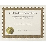 Masterpiece Studios Appreciation Award Certificates
