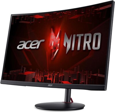 Acer Nitro XZ1 27" Curved 240 Hz LED Gaming Monitor, Black (UM.HX1AA.304)