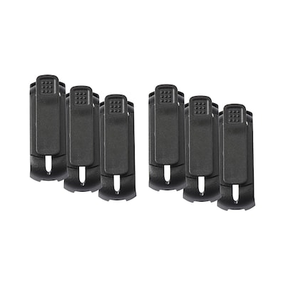 Cobra Compact 2-Way Handheld Business Radio with Dual-Dock Charger and Headset, Black, 6/Pack (PX280)