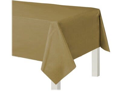 Amscan Party Table Cover, Gold, 2/Pack (579592.19)