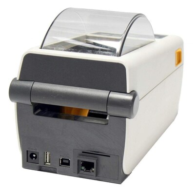 Zebra ZD411-HC Direct Thermal Healthcare Desktop Printer, White (ZD4AH22-D01E00EZ)
