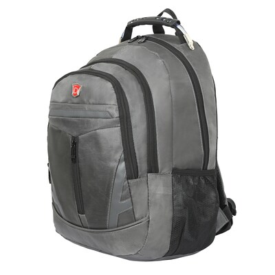 DUKAP EMINENT Laptop Compatible Backpack, Large, Gray (BDK-EMI-GRE)