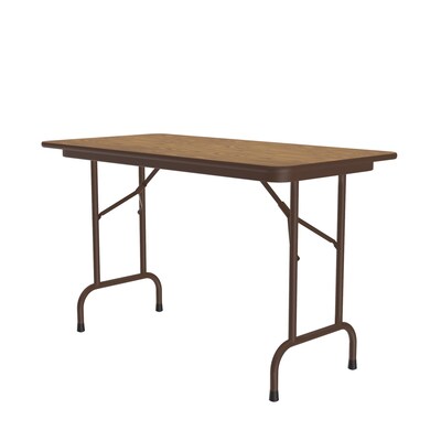 Correll Folding Table, 48x24 , Medium Oak (CF2448TF-06)