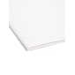 Smead FasTab Recycled Hanging File Folder, 1-Tab, Letter Size, White, 20/Box (64002)