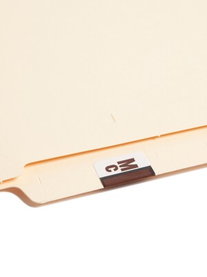 Smead BCCR Labels File Folder Label, MC, Brown, 500 Labels/Pack (67097)