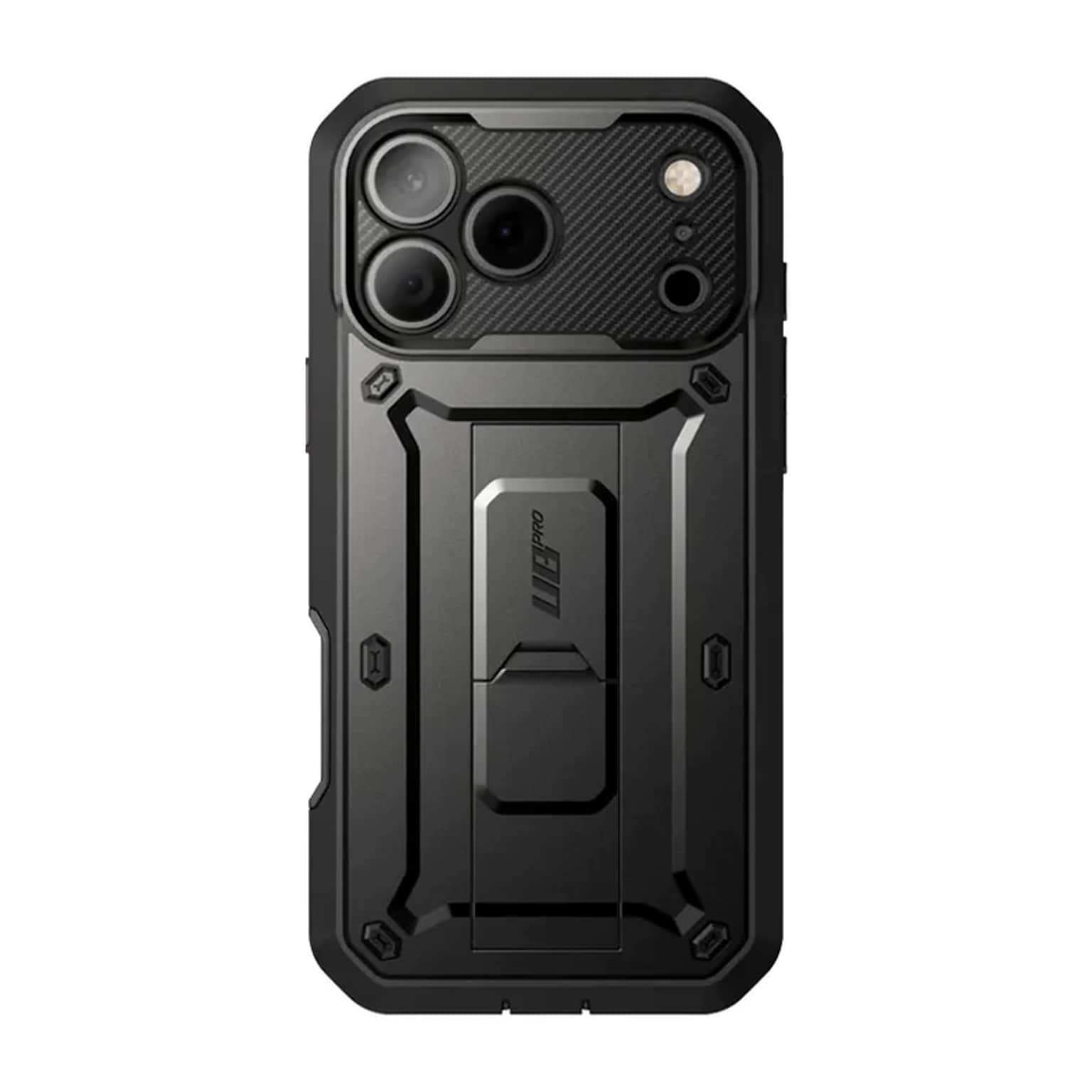 SUPCASE Unicorn Beetle Pro Case for iPhone 17 Pro, Shock Absorbing, Black (SUP-iPhone2025Pro-UBPro-SP-Black)