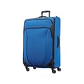 American Tourister 4 Kix 2.0 Polyester 4-Wheel Spinner Luggage, Classic Blue (142354-6188)