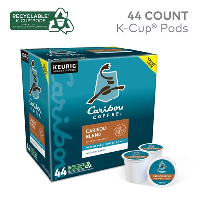 Caribou Blend Coffee Keurig® K-Cup® Pods, Medium Roast, 44/Box (357453)