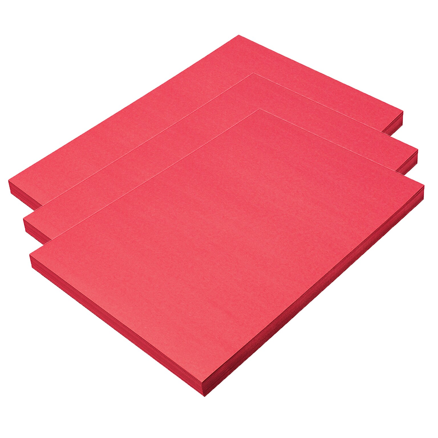 Prang 12 x 18 Construction Paper, Holiday Red, 100 Sheets/Pack, 3 Packs/Bundle (PAC9908-3)