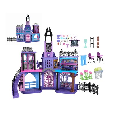 Mattel Monster High Haunted School Doll House Playset (HLP88)