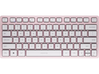 Cherry KW 7100 MINI BT Wireless Multi-Device Compact Keyboard, Cherry Blossom (JK-7100US-19)