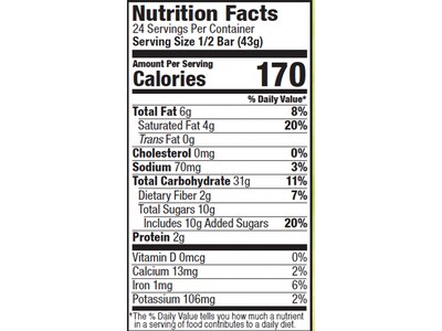 Bobo's Gluten-Free Cranberry Orange Oat Bar, 36 oz., 12 Bars/Box (102-D)