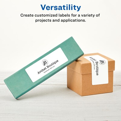 Avery Laser/Inkjet Rectangle Multipurpose Labels, 1.5 x 2.75, White, 1000 Labels/Box (94230)