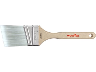 Wooster Brush Silver Tip 2.5" Polyester Angle Brush, 6/Box (0052210024)