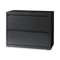Hirsh Industries® Lateral File Cabinet, 2 Letter/Legal/A4-Size File Drawers, Charcoal, 36 x 18.62 x
