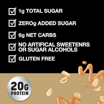 KIND Protein MAX Gluten Free Sweet & Salty Caramel Peanut Crisp Protein Bar, 2.2 oz., 12 Bars/Box (43475)