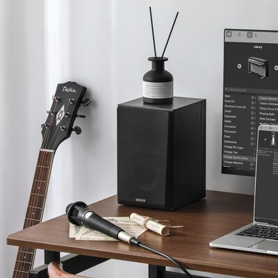 Edifier R990BT 24-Watt-Continuous-Power Bluetooth 2.0 Active Multimedia Speakers, Pair, Black