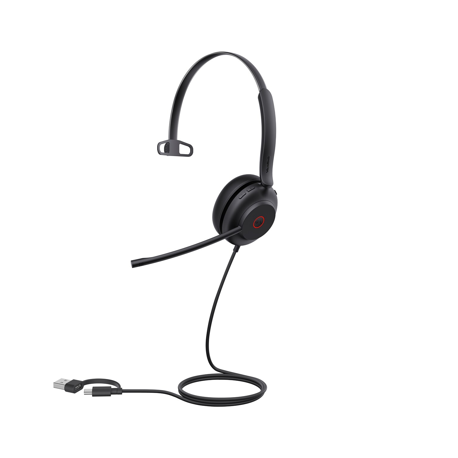 Yealink UH35 Wired Noise Cancelling USB-C/A Mono Headset, Teams Certified