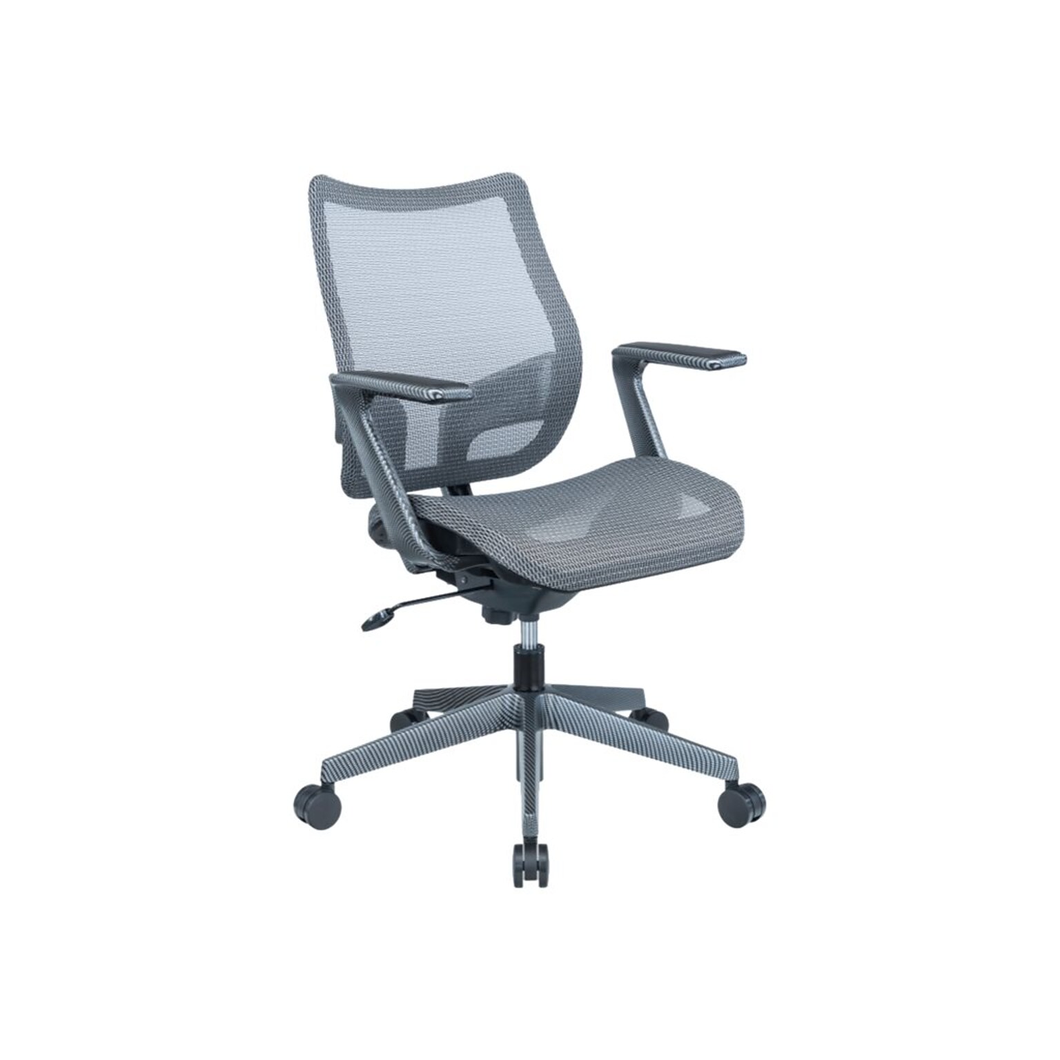 RAYNOR GROUP Sharper Image Ergonomic Mesh Swivel Task Chair, Gray (SI-100-GRY)