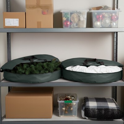 DTX Intl Wreath Storage Bag, Canvas, Green (83-DT5570)