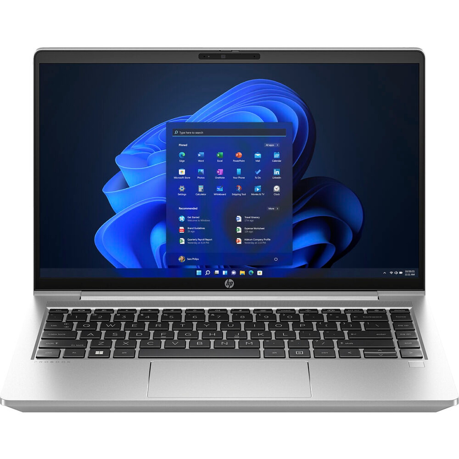 HP ProBook 440 G10 14 LCD Laptop, Intel Core i5-1335U, 16GB RAM, 256GB SSD, Backlit Keyboard, Windows 11 Pro, Silver
