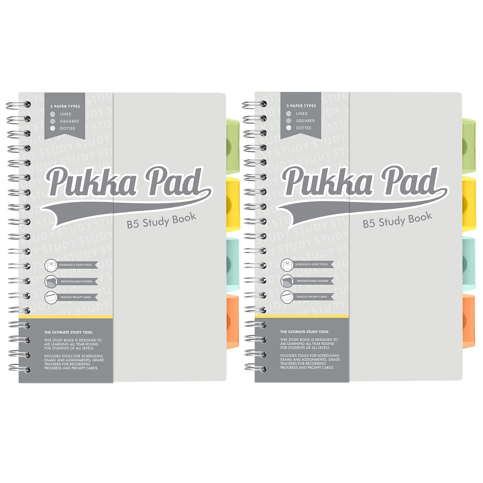 Pukka Pad Education Customizable Notebook, Multicolor, 2/Bundle (PUK9824STU-2)