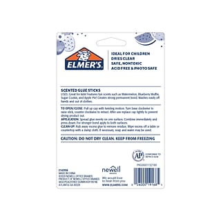 Elmer’s Scented Clear Glue Sticks Safe and Nontoxic Assorted Scents 4 Pack