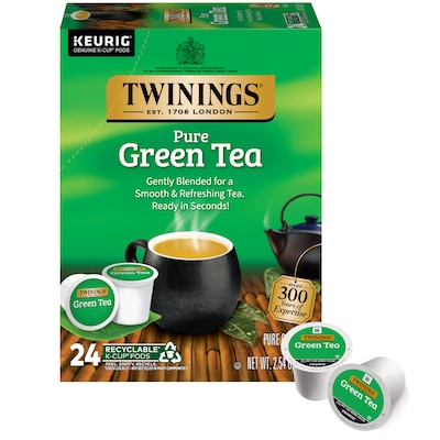 Twinings Green Tea, Keurig® K-Cup® Pods, 24/Box (TNA85788)