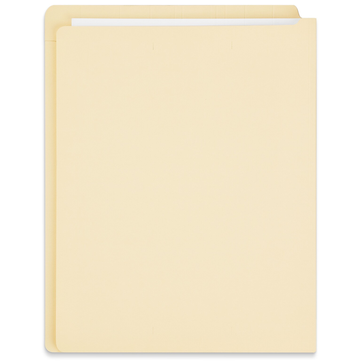 Staples End Tab File Folder, Straight Cut, Letter Size, Manila, Reinforced Tab, 100/Box (ST62568)