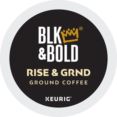 BLK & Bold Rise & GRND Coffee Keurig® K-Cup® Pods, Medium Roast, 20/Box (OKB90055)
