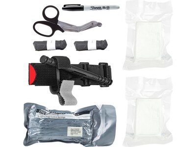 curaplex Stop The Bleed 8-Piece Bleeding Control Kit (8600-STB001B)