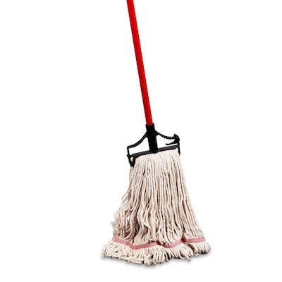 Libman Wet Mop Handle, Red/Black, 6/Carton (0982006)