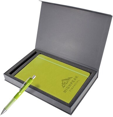 Custom Debossed Bella Luna Brite Journal & Pen Set
