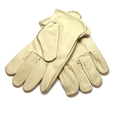 Glove Crafter Unisex Soft Grain Leather Driving Gloves, Large, Tan, 6/Pack, 12 Packs/Carton (13282)