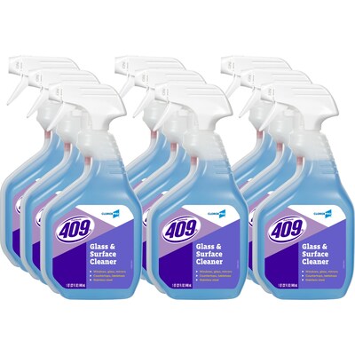 CloroxPro Formula 409 Glass & Surface Cleaner Spray, 32 oz. Each, Pack of 9 (35293)