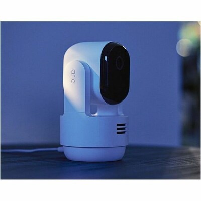 Arlo Essential Wireless Pan Tilt Security Camera, White (VMC3073-100NAS)