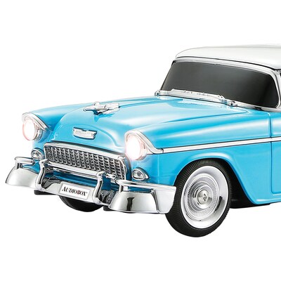 Audiobox Retro Ride Wireless Bluetooth 1955 Replica Car Speaker, Blue (TRK-5500BTBL)