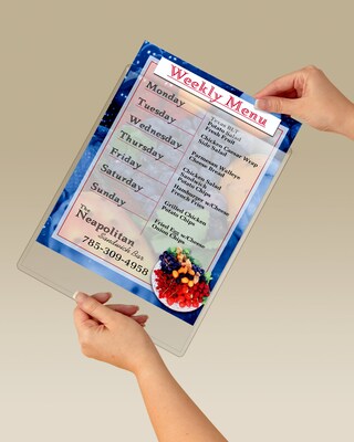 Scotch Display Pocket, 8.5" x 11", Clear (WL854C)