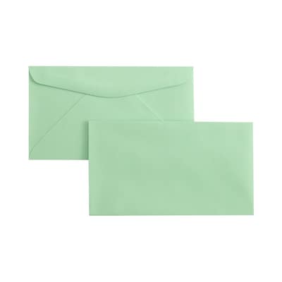 JAM Paper Open End #6 3/4 Invitation Envelope, 3 5/8" x 6 1/2", Light Green, 250/Pack (457611417H)