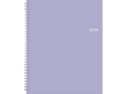 2024 Blue Sky Leeya 8.5 x 11 Weekly & Monthly Planner, Purple (143713)