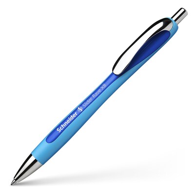 Schneider Slider Rave XB Retractable Ballpoint Pen, Extra Bold Point, Blue Ink, 5/Box (PSY132503)