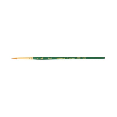 Princeton Lauren Short Handle Watercolor Synthetic Round Brush, 3/Pack (PBXP4350R2-3)