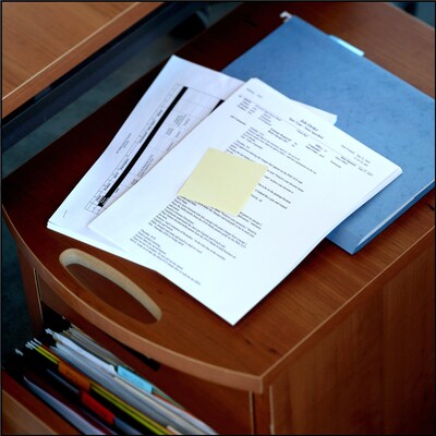 Post-it Notes, 3" x 3", Canary Yellow, 100 Sheets/Pad, 12 Pads/Pack (654-12YW)