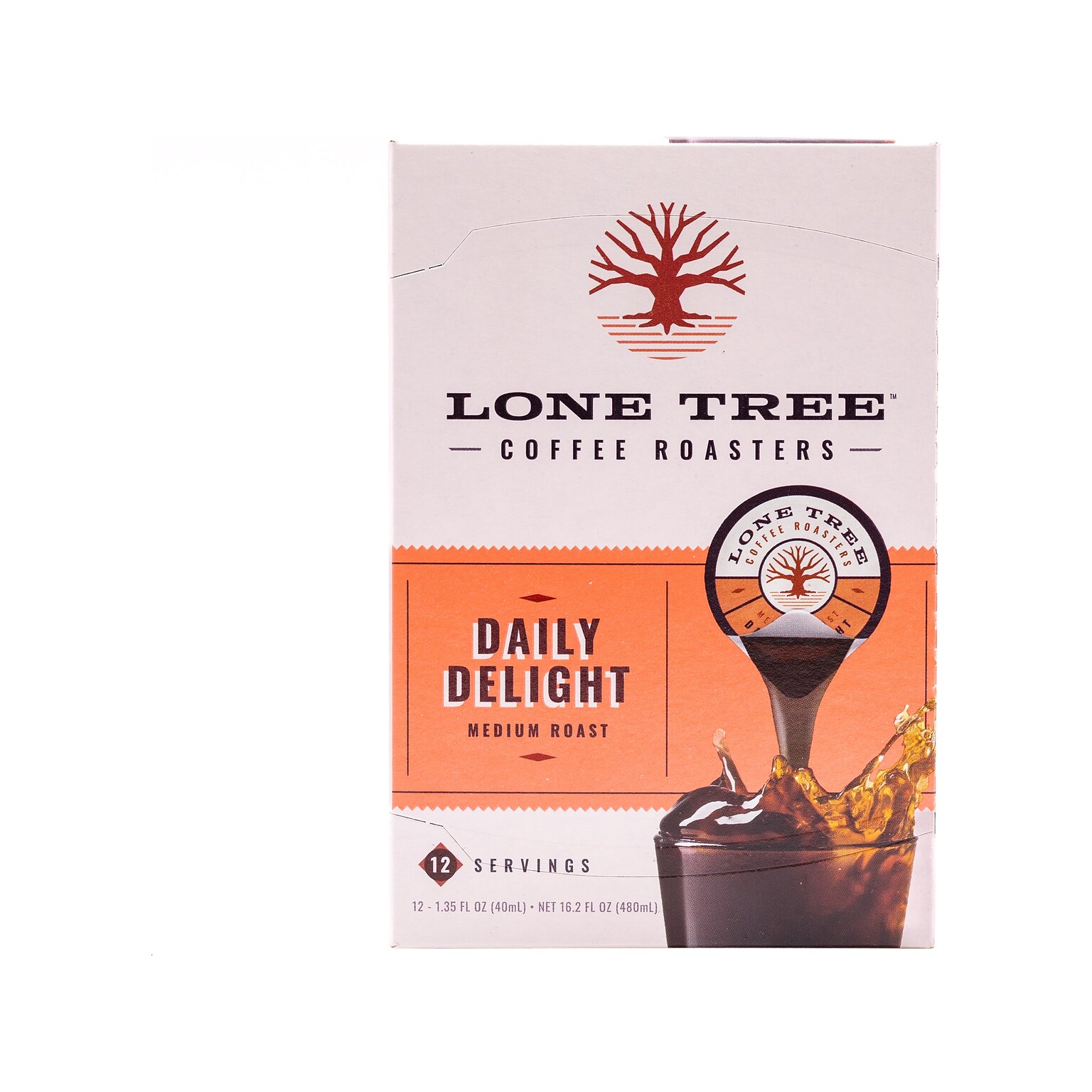 Java House Lone Tree Daily Delight Coffee Pods, Medium Roast, 12/Carton (FC900H10)