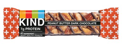 KIND Gluten Free Peanut butter Dark Chocolate Nut Bar, 12 Bars/Box (PHW17256)