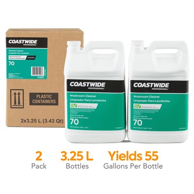 Coastwide Professional Washroom Cleaner 70 Concentrate for ExpressMix, 3.25L, 2/CT (CW7003EM-A)